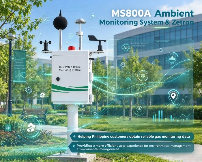 تم نشر نظام مراقبة جودة الهواء Zetron MS800A في الفلبين، وتم الانتهاء من التثبيت والتدريب