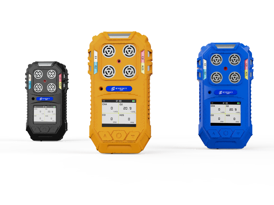 كاشف الغاز المحمول MS104K 4 في 1